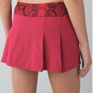 Lululemon Pace Rival Skirt Ziggy Cranberry
